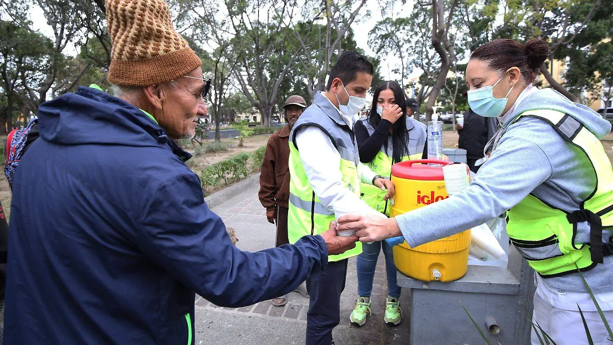 Apoyo a personas en situación de calle